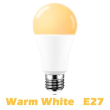 Load image into Gallery viewer, E27 B22 Wifi Smart LED Light Bulb 15W Intellegent Warn Lighting Dimmable LED Lamp App Control Work with Alexa Google Assistant