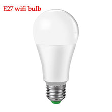 Load image into Gallery viewer, E27 B22 Wifi Smart LED Bulb 15W Intellegent Warn Lighting Dimmable LED Lamp App Control Work with Alexa Google Assistant