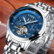 Load image into Gallery viewer, LIGE Mens Watches Fashion Top Brand Luxury Business Automatic Mechanical Watch Men Casual Waterproof Watch Relogio Masculino+Box