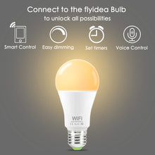 โหลดรูปภาพลงในเครื่องมือใช้ดูของ Gallery 15W Smart WiFi Light Bulb E27 B22 Dimmable LED Lamp APP Smart Wake up Night Light Compatible with Amazon Alexa Google Home