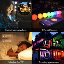 Load image into Gallery viewer, E27 B22 LED Wifi Smart Light Bulbs 15W RGB Dimmable 85-265v Intelligent App Controlled Alexa Compatible Google Assistant Bulbs