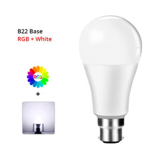 Load image into Gallery viewer, E27 B22 LED Wifi Smart Light Bulbs 15W RGB Dimmable 85-265v Intelligent App Controlled Alexa Compatible Google Assistant Bulbs