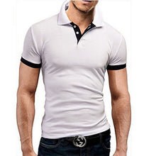 Load image into Gallery viewer, Summer short Sleeve Polo Shirt men fashion polo shirts casual Slim Solid color business men's polo shirts men's clothing