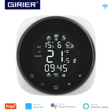 Load image into Gallery viewer, Tuya Smart Wifi Thermostat Temperature Controller for Water/Electric Floor Heating/Water Gas Boiler Works with Alexa Google Home