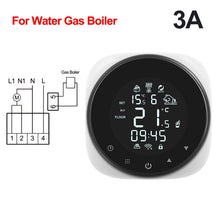 Load image into Gallery viewer, Tuya Smart Wifi Thermostat Temperature Controller for Water/Electric Floor Heating/Water Gas Boiler Works with Alexa Google Home