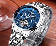 Load image into Gallery viewer, LIGE Mens Watches Fashion Top Brand Luxury Business Automatic Mechanical Watch Men Casual Waterproof Watch Relogio Masculino+Box