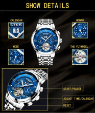 Load image into Gallery viewer, LIGE Mens Watches Fashion Top Brand Luxury Business Automatic Mechanical Watch Men Casual Waterproof Watch Relogio Masculino+Box