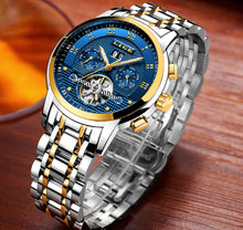 Load image into Gallery viewer, LIGE Mens Watches Fashion Top Brand Luxury Business Automatic Mechanical Watch Men Casual Waterproof Watch Relogio Masculino+Box