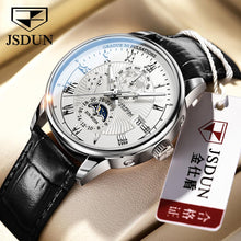 Load image into Gallery viewer, JSDUN Top brand men's mechanical watch business men's waterproof Automatic mechanical watch Luxury men's Watch