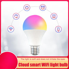 Load image into Gallery viewer, 15W Smart Light Bulb Dimmable WiFi LED Lamp E27 B22 Color Changing Lamp RGB Magic Bulb 110V 220V Alexa Google Home App Control