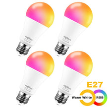 Load image into Gallery viewer, 15W Smart Bulb E27 B22 RGB WiFi LED Lamp magic bulb Dimmable light bulb AC 110V 220V by Alexa Google Home Siri Voice Control