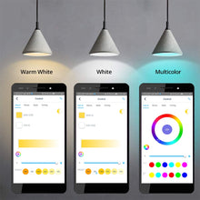 Load image into Gallery viewer, WiFi Ampoule LED E27 E14 B22 15W RGBW Smart Light Bulb Cellphone Remote Dimmable Intelligent WiFi Lamp Alexa Google Assistant