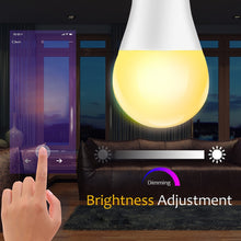 Load image into Gallery viewer, WiFi Ampoule LED E27 E14 B22 15W RGBW Smart Light Bulb Cellphone Remote Dimmable Intelligent WiFi Lamp Alexa Google Assistant