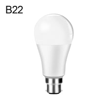 Load image into Gallery viewer, WiFi Ampoule LED E27 E14 B22 15W RGBW Smart Light Bulb Cellphone Remote Dimmable Intelligent WiFi Lamp Alexa Google Assistant