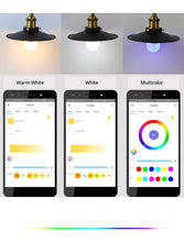 Load image into Gallery viewer, WiFi Ampoule LED E27 E14 B22 15W RGBW Smart Light Bulb Cellphone Remote Dimmable Intelligent WiFi Lamp Alexa Google Assistant