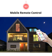 Load image into Gallery viewer, WiFi Ampoule LED E27 E14 B22 15W RGBW Smart Light Bulb Cellphone Remote Dimmable Intelligent WiFi Lamp Alexa Google Assistant