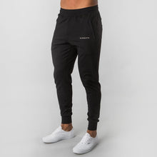 Load image into Gallery viewer, 2021 new men muscle fitness running training sports cotton trousers men's breathable Slim beam mouth casual health pants Male