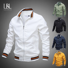 將圖片載入圖庫檢視器 Mens Fashion Jackets and Coats New Men's Windbreaker Bomber Jacket 2020 Autumn Men Army Cargo Outdoors Clothes Casual Streetwear
