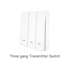 Load image into Gallery viewer, WiFi Smart Push Button Switch 2-Way RF433 Wall Panel Transmitter Kit Smart life Tuya App Control Works with Alexa Google Home