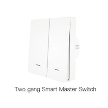 Load image into Gallery viewer, WiFi Smart Push Button Switch 2-Way RF433 Wall Panel Transmitter Kit Smart life Tuya App Control Works with Alexa Google Home