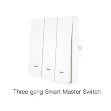 Load image into Gallery viewer, WiFi Smart Push Button Switch 2-Way RF433 Wall Panel Transmitter Kit Smart life Tuya App Control Works with Alexa Google Home