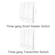 Load image into Gallery viewer, WiFi Smart Push Button Switch 2-Way RF433 Wall Panel Transmitter Kit Smart life Tuya App Control Works with Alexa Google Home