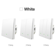 將圖片載入圖庫檢視器 AVATTO Tuya Zigbee Switch With / No Neutral,Smart Wireless EU Standard 2 Ways Control Light Switche work with Alexa, Google Home