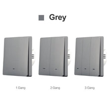 將圖片載入圖庫檢視器 AVATTO Tuya Zigbee Switch With / No Neutral,Smart Wireless EU Standard 2 Ways Control Light Switche work with Alexa, Google Home