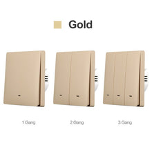 將圖片載入圖庫檢視器 AVATTO Tuya Zigbee Switch With / No Neutral,Smart Wireless EU Standard 2 Ways Control Light Switche work with Alexa, Google Home