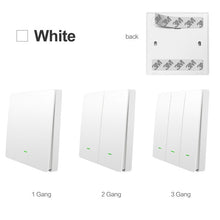 將圖片載入圖庫檢視器 AVATTO Tuya Zigbee Switch With / No Neutral,Smart Wireless EU Standard 2 Ways Control Light Switche work with Alexa, Google Home