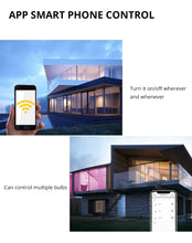 Load image into Gallery viewer, E27 B22 LED Wifi Smart Light Bulbs 15W RGB Dimmable 85-265v Intelligent App Controlled Alexa Compatible Google Assistant Bulbs