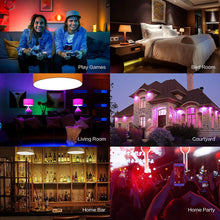Load image into Gallery viewer, 15W WiFi Smart Bulb B22 E27 LED RGB Light Lamp Work Alexa Google Home With RGB+ Dimmable Remote Control Colore Light Magic Bulb
