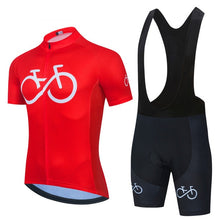 將圖片載入圖庫檢視器 New Pro Cycling Jersey Set Breathable Pro Team Bicycle Jersey Men Cycling Clothing Bib Shorts Triathlon Suit Bike Wear Jersey