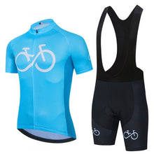 將圖片載入圖庫檢視器 New Pro Cycling Jersey Set Breathable Pro Team Bicycle Jersey Men Cycling Clothing Bib Shorts Triathlon Suit Bike Wear Jersey