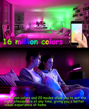 Load image into Gallery viewer, 15W 220V WiFi Smart Bulb Dimmable Multicolor E27 B22 RGB WiFi LED Magic Lamp Work with Alexa/Google Home Remote Control By APP