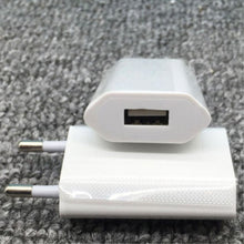 Load image into Gallery viewer, USB Fast Charger Adapter Cable Wall Travel Quick Charger 3.0 EU Plug Single USB Port Socket Compatible With Phone Pad Tablet