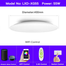 將圖片載入圖庫檢視器 OFFDARKS smart ceiling lamp, compatible with Alexa and Google home, RGB dimming ,kitchen,living room,bedroom led ceiling light