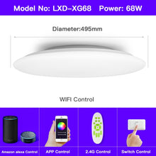 將圖片載入圖庫檢視器 OFFDARKS smart ceiling lamp, compatible with Alexa and Google home, RGB dimming ,kitchen,living room,bedroom led ceiling light