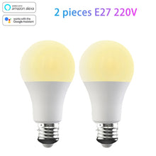 Load image into Gallery viewer, 15W 110V/220V WiFi Smart Light Bulb B22 E27 RGB LED Lamp Work 2000-7000K With Alexa Amazon Google Home Dimmable Smart Home
