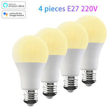 Load image into Gallery viewer, 15W 110V/220V WiFi Smart Light Bulb B22 E27 RGB LED Lamp Work 2000-7000K With Alexa Amazon Google Home Dimmable Smart Home