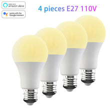 Load image into Gallery viewer, 15W 110V/220V WiFi Smart Light Bulb B22 E27 RGB LED Lamp Work 2000-7000K With Alexa Amazon Google Home Dimmable Smart Home