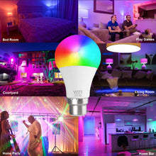 Load image into Gallery viewer, 15W WiFi Smart Light Bulb B22 E27 110/220V LED RGB Lamp Work With Alexa Amazon Google Home Dimmable Voice Control Smart Home