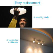 Load image into Gallery viewer, E27B22 15W WiFi Smart Light Bulb LED RGB Lamp Work With Alexa/Google Home 220/110V RGB+White Dimmable Timer Bulb Voice Control