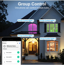 Load image into Gallery viewer, Tuya Smart Light Bulb 12w 15w Color Changing wifi Light E27 B22 RGB LED Bulb Dimmable Alexa Compatible Smart Life APP Google