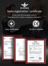 Load image into Gallery viewer, Top Brand OUPINKE Luxury Mechanical Watch Men Automatic Brown Leather Casual Waterproof Sport Moon Phase Wristwatch Reloj Hombre