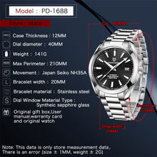Load image into Gallery viewer, 2021 New PAGANI DESIGN A150 Retro Mechanical Watch For Men Brand Luxury Automatic 100M Waterproof NH35A Wrist Watch Reloj Hombre