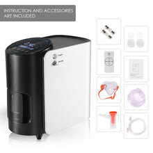 Load image into Gallery viewer, 2 In 1 Atomization + Oxygen Generator 1L-7L 93% High Concentration Oxygen Concentrator Portable Oxygene Machine EU US plug