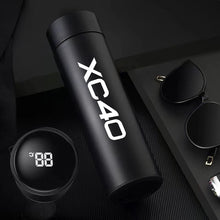 Load image into Gallery viewer, กระติกน้ำ อัจฉริยะ สำหรับชาววอลโว่ For Volvo V40 V60 V90 XC60 XC90 XC40 S60 S90 S80 C30 C70 S40 V70 V90 Xc70 T6 Car Accessories Display Water Bottle Travel Cup