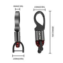 Load image into Gallery viewer, car keychain metal leather key chain Car Interior Decoration For Volvo S60 XC90 V40V60 S90 V90 AWD T6 Car Keychain Accessories