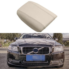 โหลดรูปภาพลงในเครื่องมือใช้ดูของ Gallery Leather Armrest Car Center Console Lid Cover Pad for Volvo S80 1999-2006 Armrest Cover Skin Car Auto Parts Covers